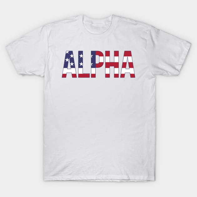 Alpha American T-Shirt by lolosenese